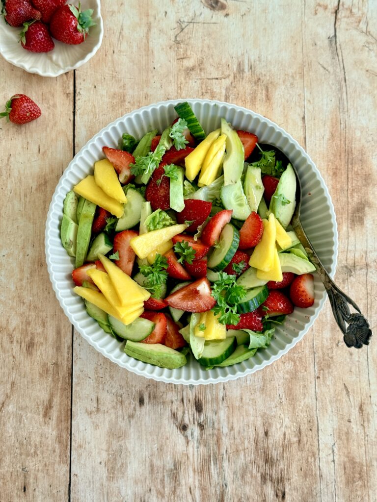 Sommersalat med mango