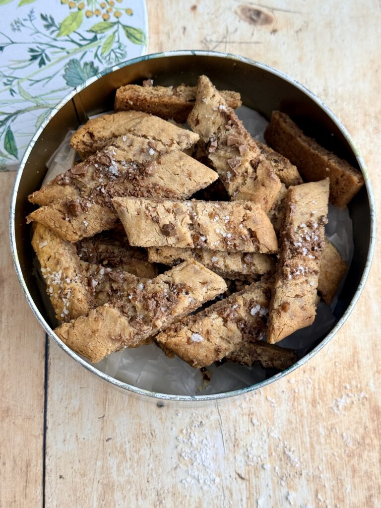 Karamelsnitter med Daim 6