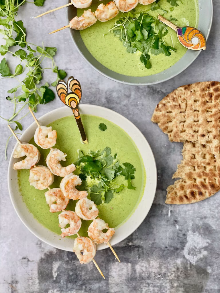 ærte spinat suppe