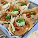 kylling i sprød tortilla skål. 1